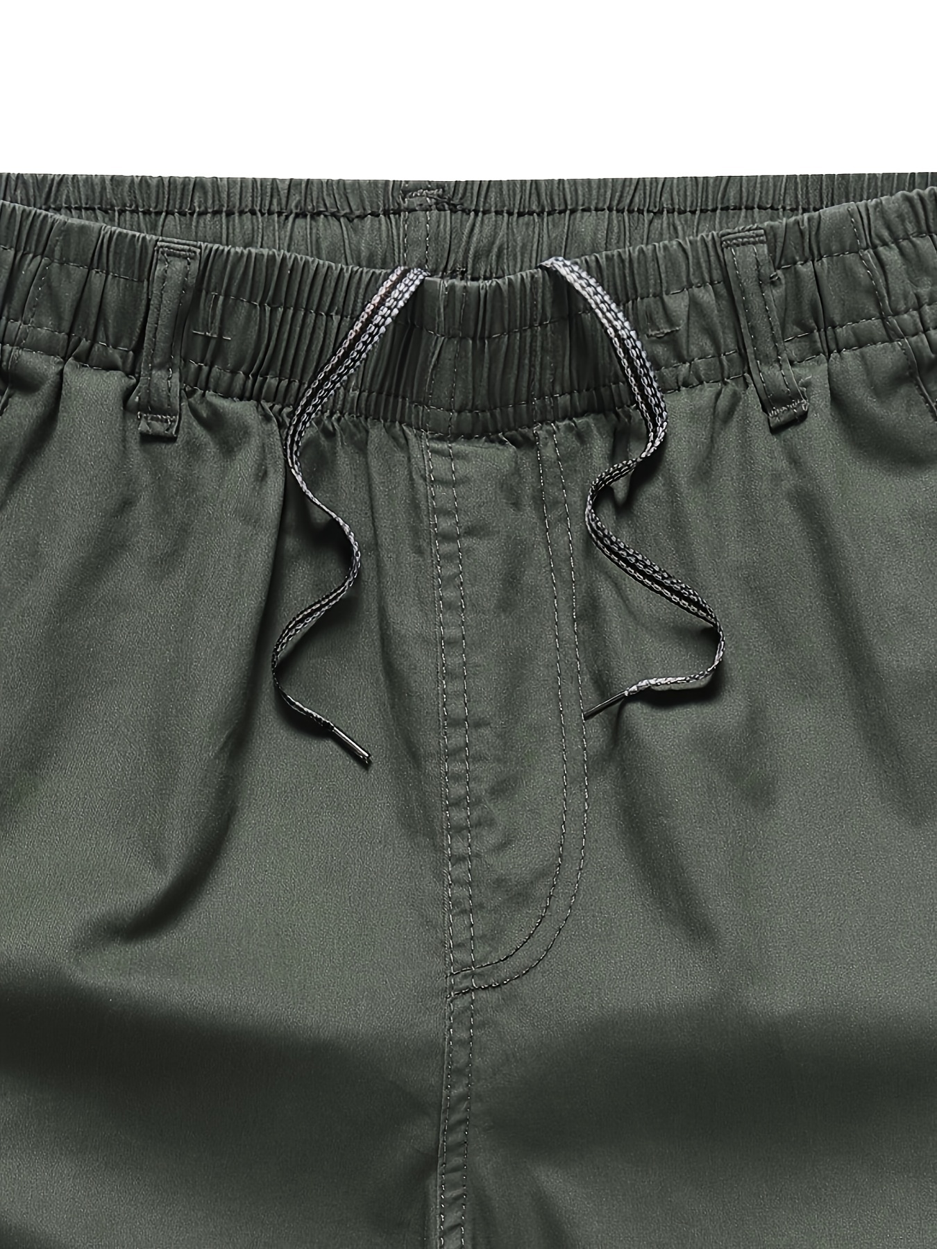 mens regular fit waist cotton cargo shorts with for summer outdoor and work details 3