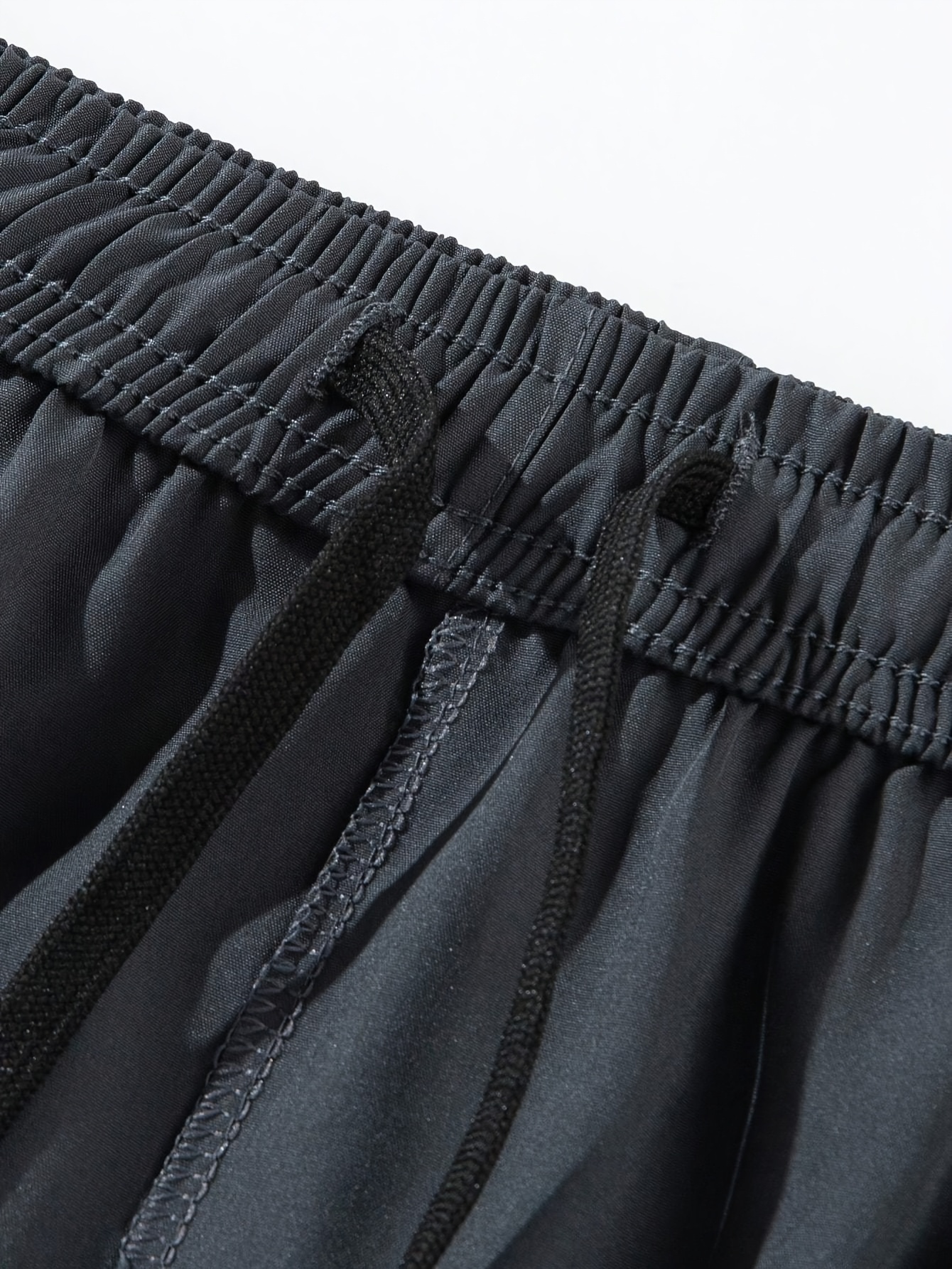 mens breathable quick dry casual shorts with zipper for fitness machine washable details 4